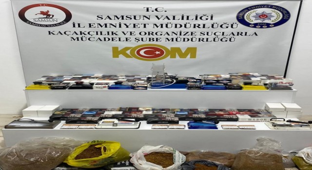 Samsunda 30 bin 920 adet makaron ele geçirildi