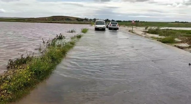 Şanlıurfada tarım arazileri sel suları altında kaldı