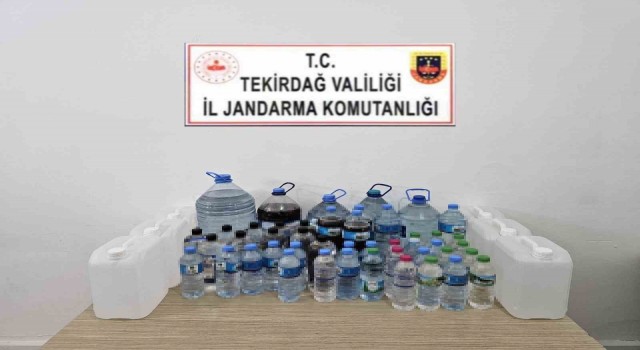 Sarayda 90 litre sahte içki ele geçirildi
