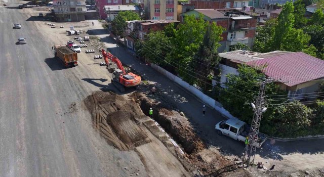 SASKİden Canike yağmur suyu hattı