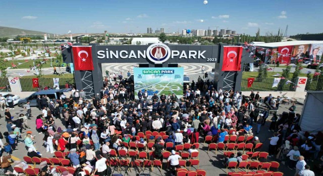 ‘Sincan Park açıldı