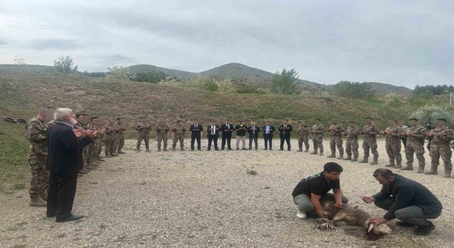 Sınır ötesinde görev yapacak özel harekatçılar için uğurlama töreni