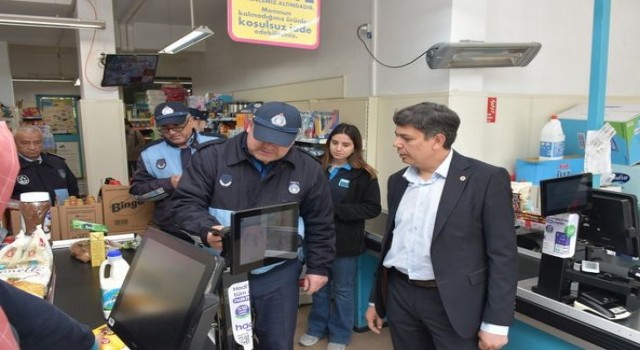 Söğütte 45 bakkal ve market denetlendi