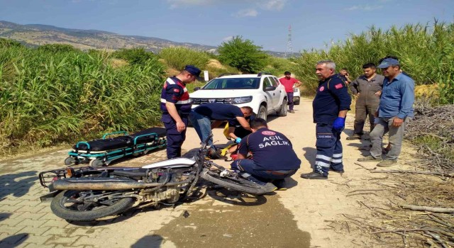 Su tankeri ile çarpışan motosiklet sürücüsü yaralandı