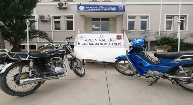 Sultanhisarda iki motosiklet ele geçirildi