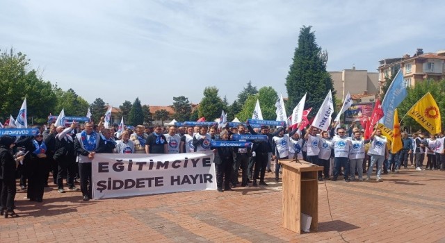 Tavşanlıda şiddete karşı ortak eylem