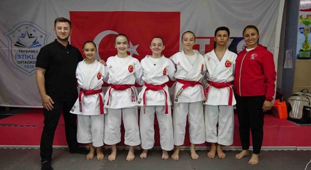 Tavşanlıdan 5 karateci, Balkan şampiyonluğunu hedefliyor