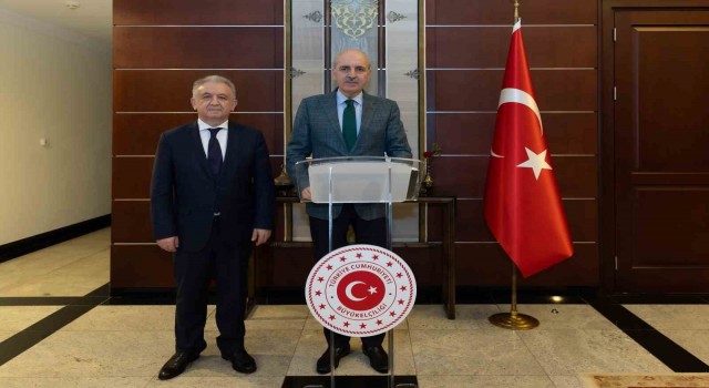 TBMM Başkanı Kurtulmuş, Türkiyenin Astana Büyükelçiliğini ziyaret etti