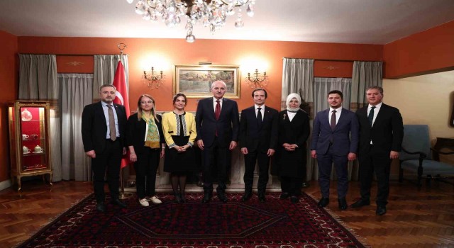 TBMM Başkanı Kurtulmuş, Türkiyenin Meksika Büyükelçiliğini ziyaret etti