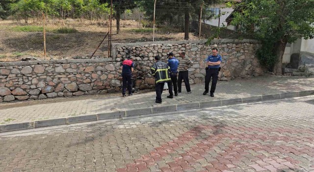 Tokatta çay içmek için yaktığı mutfak tüpü alev aldı