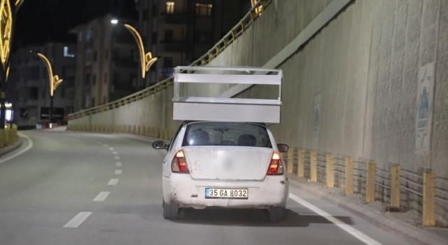 Trafikte kuralları altüst eden sürücüye ceza yağdı