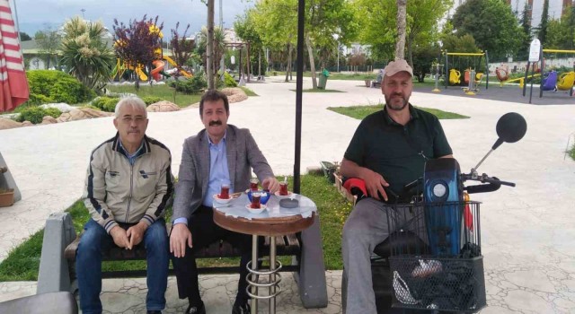 Vali Tavlıdan engellilerle çay sohbeti