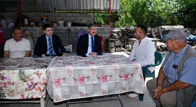 Vali Yılmaz, Yaralı Astsubayı Ziyaret Etti
