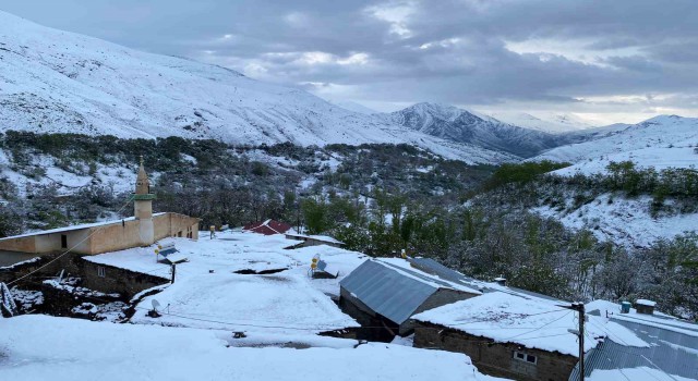 Vana mayıs ayında lapa lapa kar yağdı