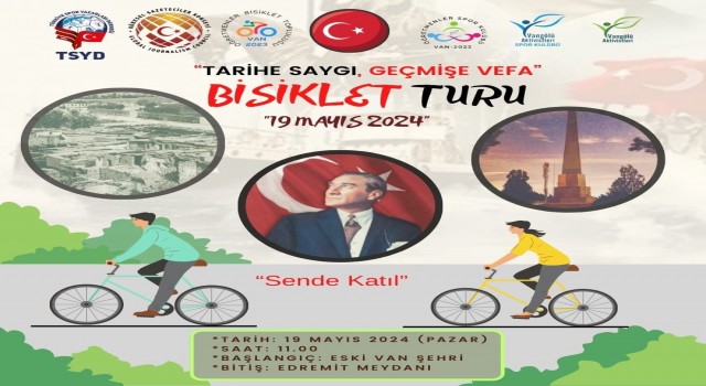 Vanda “Tarihe Saygı Geçmişe Vefa 19 Mayıs Bisiklet Turu” düzenlenecek