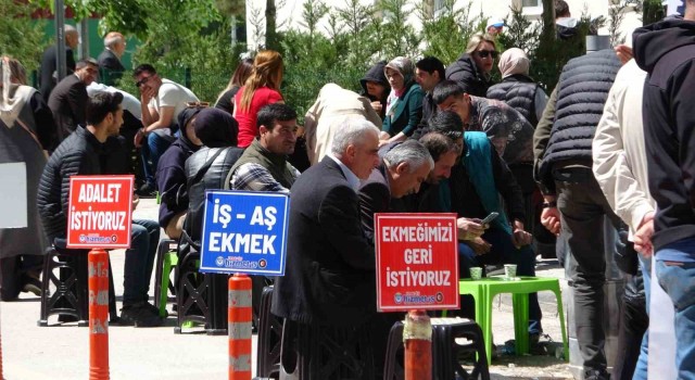 Vandaki işçilerin protestoları 9uncu gününde