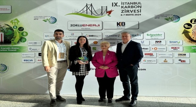 Vestele Düşük Karbon Kahramanı ödülü