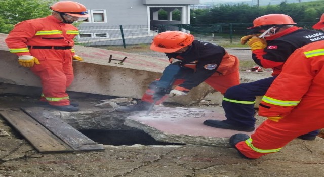 Yalova MAG-DERden gerçeğini aratmayan tatbikat