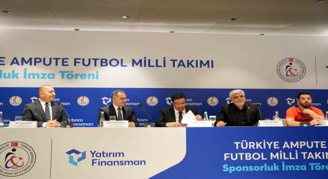 Yatırım Finansman, Ampute Futbol Milli Takımına sponsor oldu