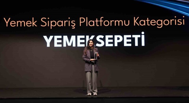 Yemeksepetine ‘Yemek Sipariş Platformu Kategorisinde birincilik ödülü