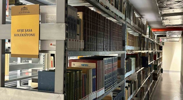 Yeşilçam senaristi Ayşe Şasanın kitapları Cumhurbaşkanlığı Millet Kütüphanesine bağışlandı