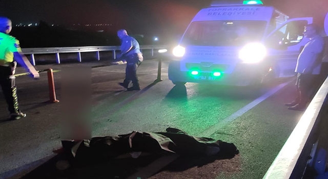 Yol kenarında çalışan işçi otomobilin çarpması sonucu hayatını kaybetti