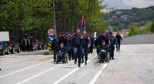 Yozgatta 38 engelli birey askerlik heyecanı yaşadı