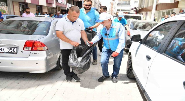 Yunusemrede temizlik seferberliği: 2 buçuk ton çöp toplandı