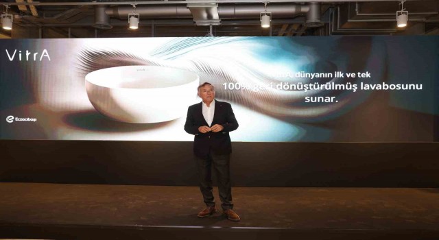 Yüzde 100 geri dönüştürülmüş seramik lavabo İstanbul Modernde tanıtıldı