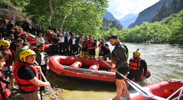 Zamantı Irmağındaki “rafting” yarışının startı verildi