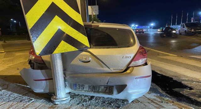 Zeytinburnunda trafik kazası: 1 yaralı