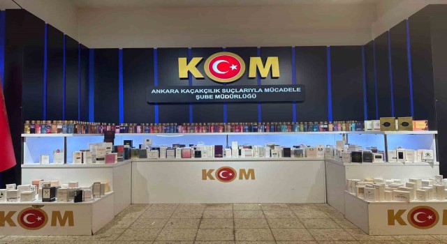 Ankarada sahte parfüm ve kaçak saat operasyonları