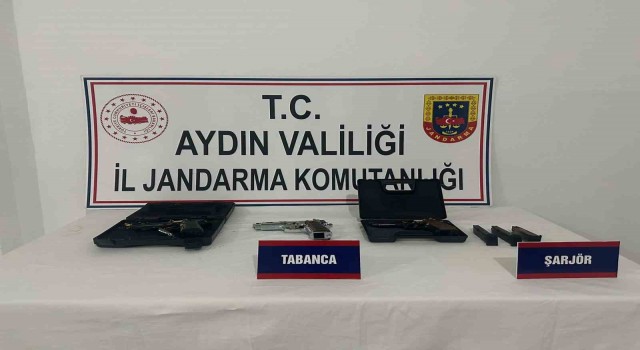 Aydında 7 adet ruhsatsız tabanca ele geçirildi