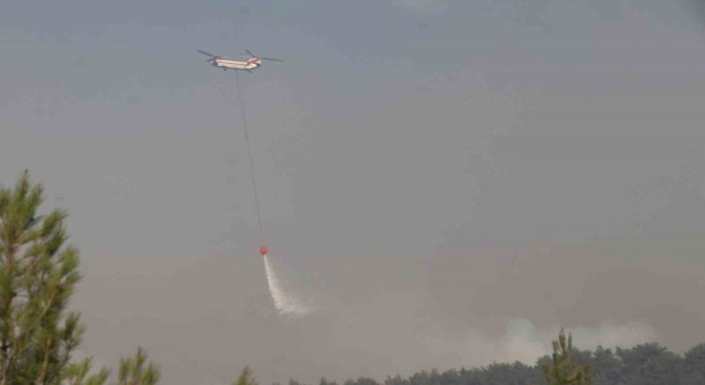 Babadağda 30 yayla evi boşaltıldı, Skorsky ve Chinook helikopterler desteğe geldi