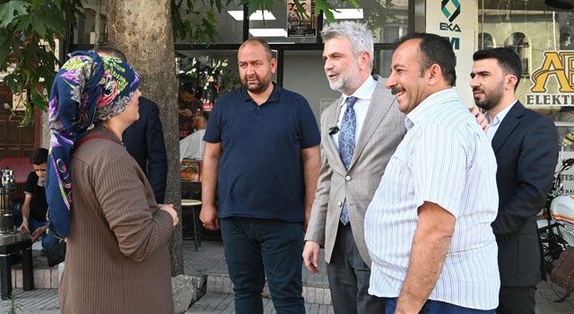 Başkan Görgel'den Esnaf ve Vatandaşlara Ziyaret