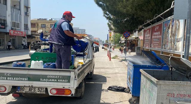 Bayram Sonrası Temizlik ve İlaçlama Çalışmaları Sürüyor