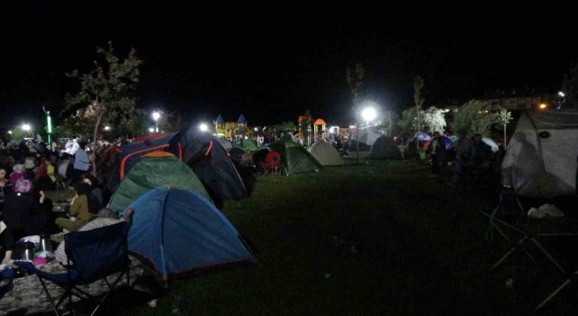 Bingölde vatandaşlar Filistin için çadırlarda nöbet tutacak
