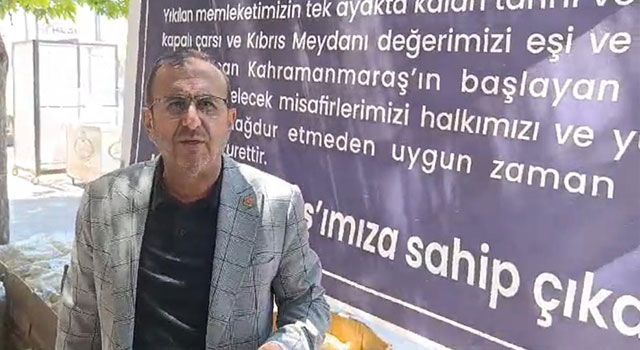 CHP’li Ünal Ateş, depremin yıktığı kentte ilan rezerv alan kararına tepki gösterdi