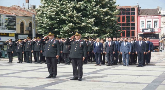 Edirnede Jandarma Teşkilatının kuruluşunun 185. yılı törenle kutlandı