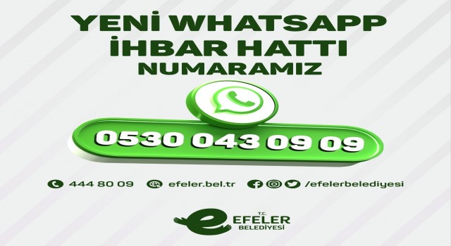 Efelerin İhbar Hattı güncellendi