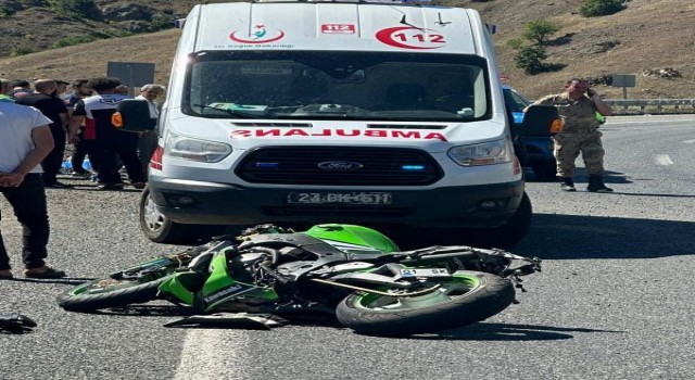 Elazığda motosiklet devrildi: 1 ölü