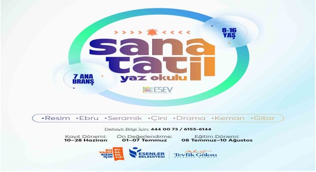 Esenlerde ‘Sana Tatil Yaz Okuluna kayıtlar başladı