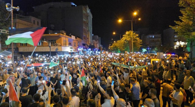Kahtada 5 bin kişi Gazze için yürüdü