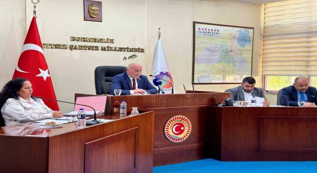 Karabük İl Genel Meclisi Haziran Ayı Toplantısı yapıldı