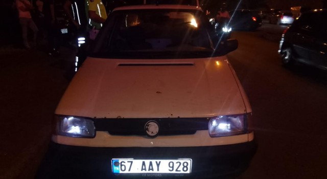 Karadeniz Ereğlide motosiklet kazası: 2 yaralı
