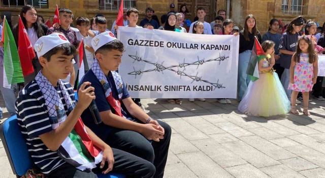 Karnelerini Gazzedeki öğrenciler için aldılar