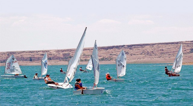 Kayserinin denizi su sporları merkezi olacak