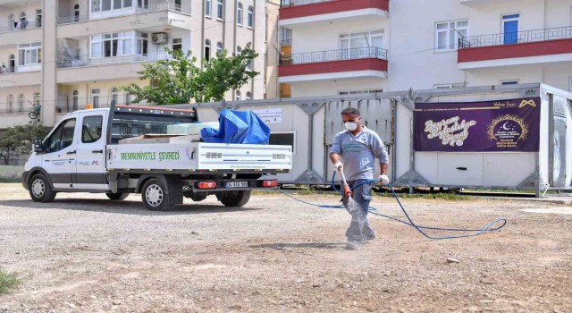 Mersinde kent temizliği bayram boyunca sürecek
