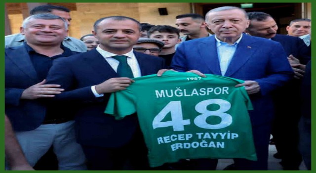 Muğlaspor Kulüp Başkanı Kıyançtan Cumhurbaşkanı Erdoğana Ziyaret