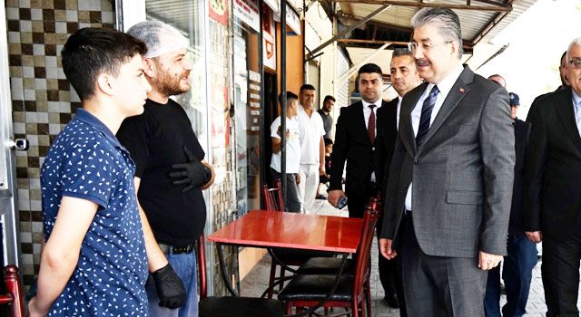 Osmaniye Valisi Dr. Erdinç Yılmaz, Esnafları Ziyaret Etti